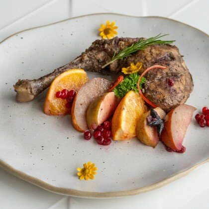 Winter Baked Chicken Leg  (GF, LF, SF)