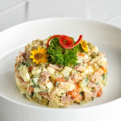 Olivier Ham Salad (GF, LF, SF)