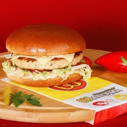Чизбургер: куриный