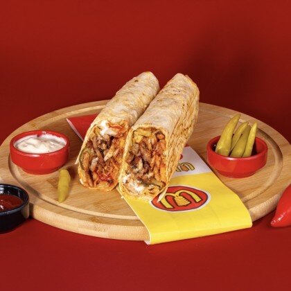 Большой донер: c курицей