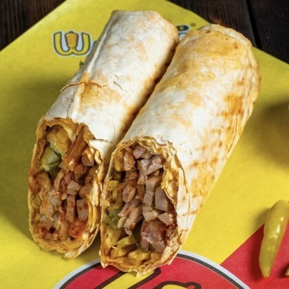 Маленький донер: с курицей