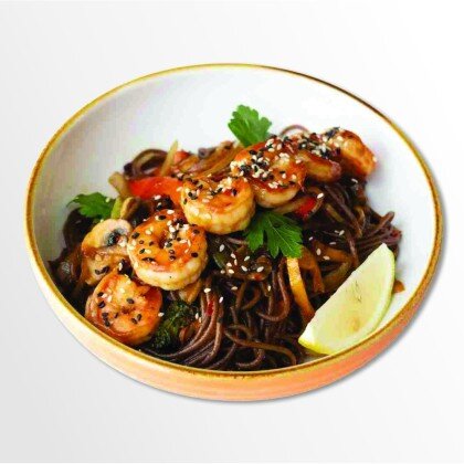 Вок с Креветками