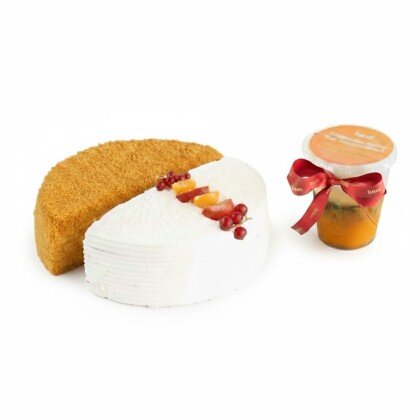 Акция КЦ "Половина Шоко-банан + Половина Медового"