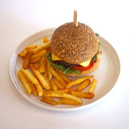 Бургер с Говяжьей Котлетой