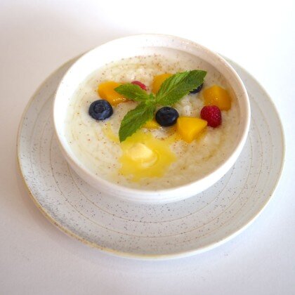 Рисовая каша на коровьем молоке