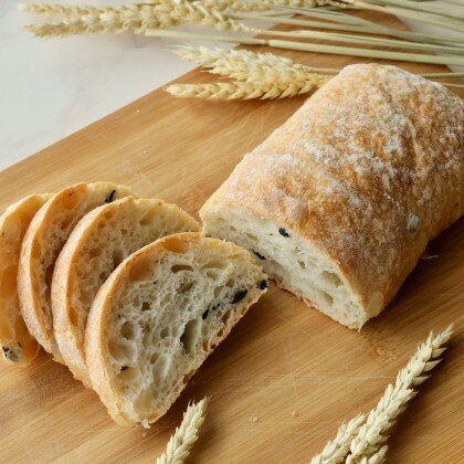 Не использовать! Чиабатта с Оливками (Хлеб от Hani Bakery)
