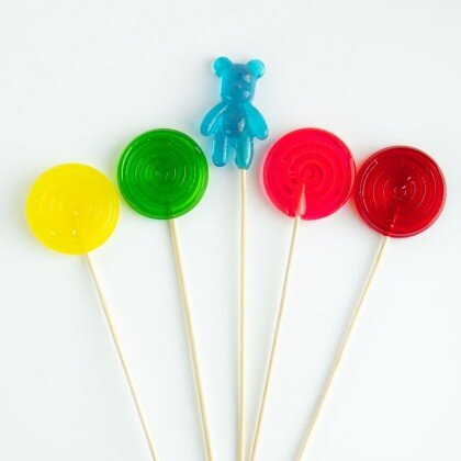 Набор разноцветных леденцов для оформления