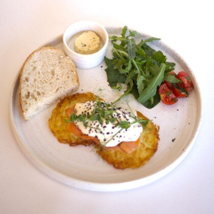 Хэшбраун с Семгой