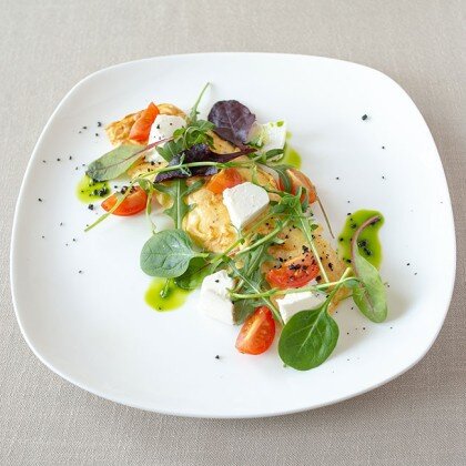 Французский омлет с сыром