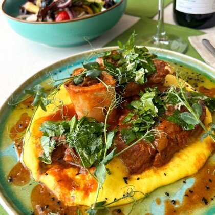 Оссобуко с гремолатой и картофельным кремом