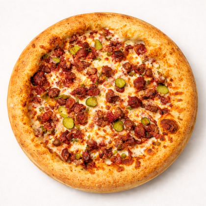 Пицца с боллами из баранины BBQ и сырным бортиком 30 см