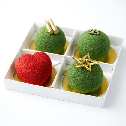 Муссовые пирожные набор "С 23 Февраля!"