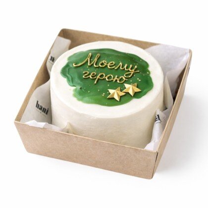 Бенто "Моему герою!" Красный бархат