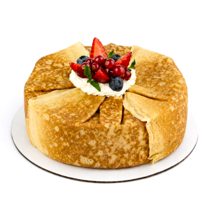 Торт блинный "Смородина"