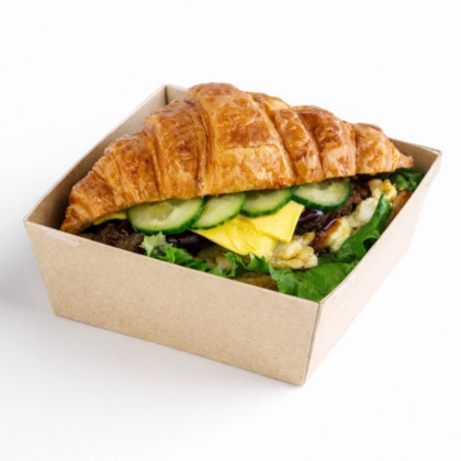 Круассан с котлетой классической с собой