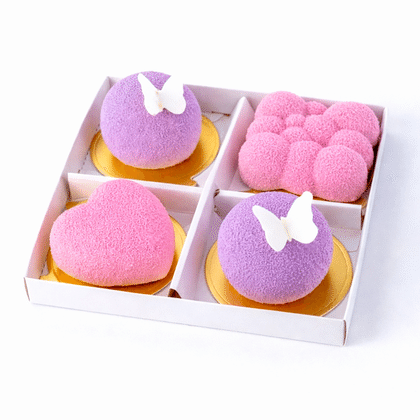 Муссовые пирожные набор "8 марта!"