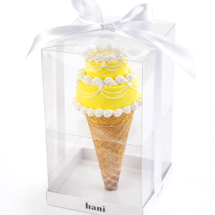 Рожок с Желтым Бенто тортом Молочная девочка