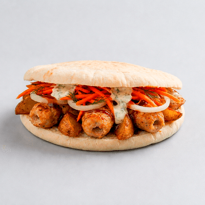 Пита с курицей на гриле