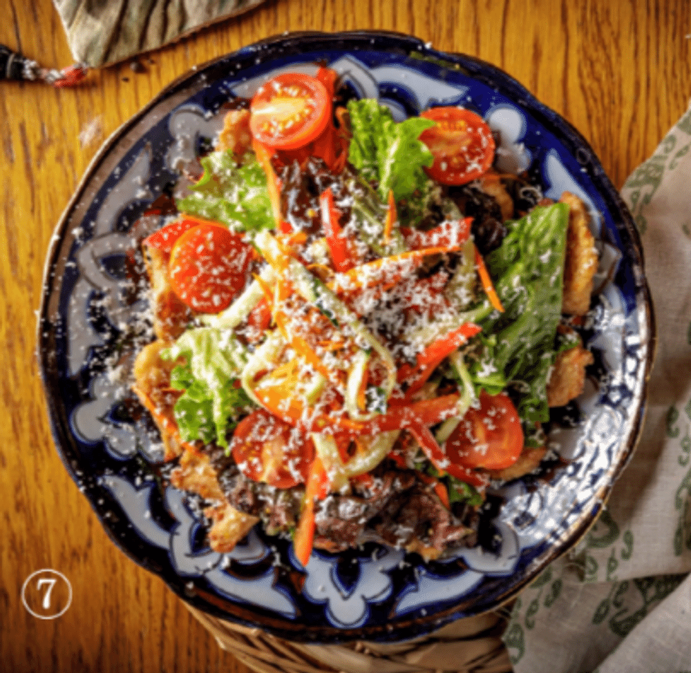 САЛАТ С ХРУСТЯШЕЙ КУРИЦОЙ