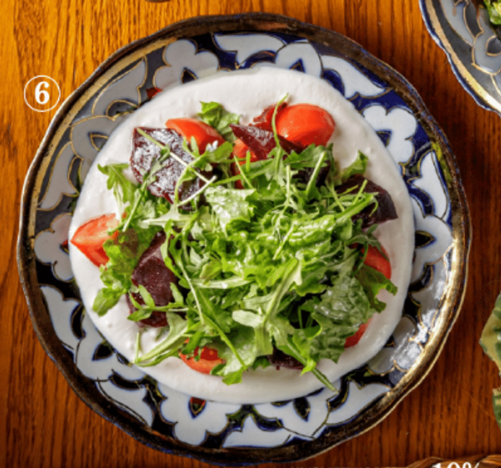 САЛАТ ЗАПЕЧЕННОЙ СВЕКЛЫ С ЙОГУРТОМ