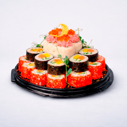 Суши-торт Лососевый микс 32 шт