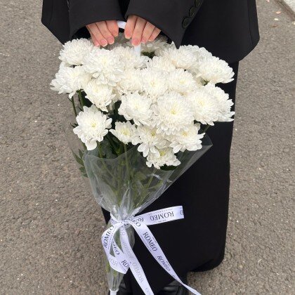 Трендовый зонт с хризантемой