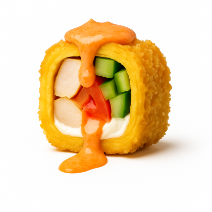 «Жареная тортилья с цыплёнком спайси» 8шт