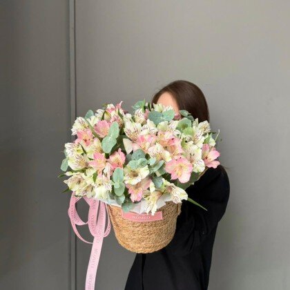 Нежные альстромерии