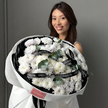 Букет из хризантемы