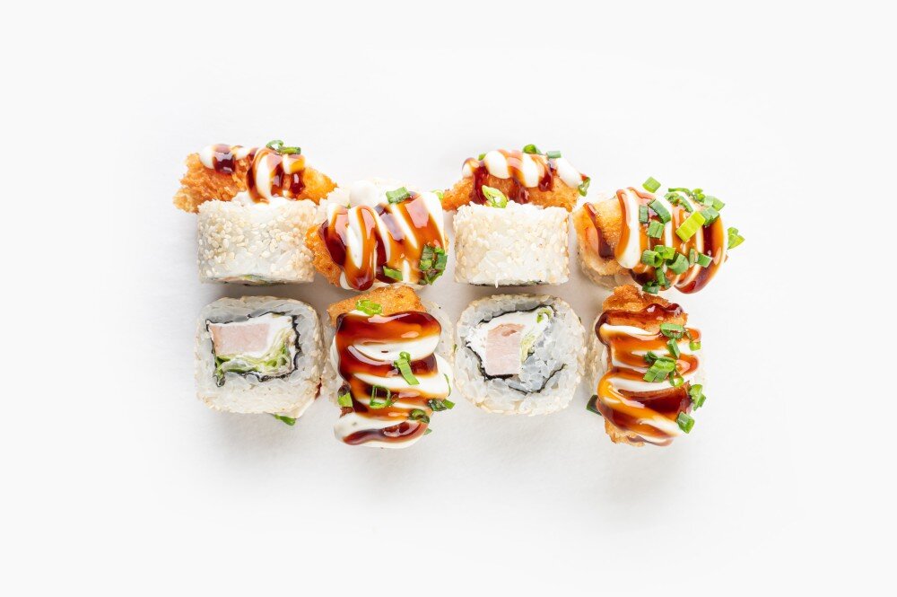 Ролл с креветками