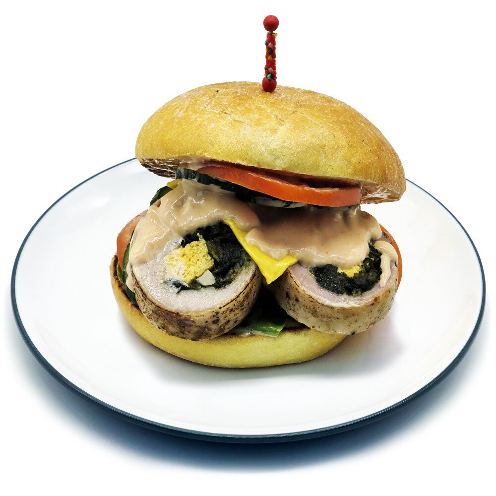 法式雞肉捲漢堡