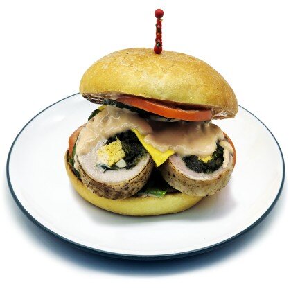 法式雞肉捲漢堡