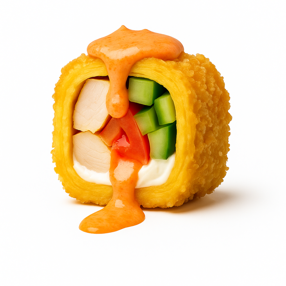 «Жареная тортилья с цыплёнком спайси» 8шт