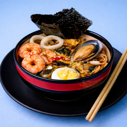 Рамен с морекпродуктами