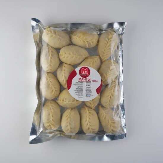 С/М Манты с мясом и картофелем/1кг(16шт)