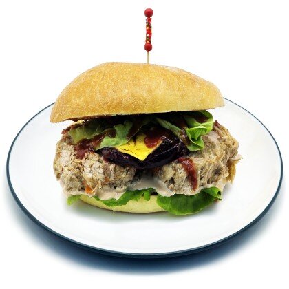 燒烤手撕豬肉漢堡