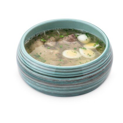 Суп с куриными потрошками