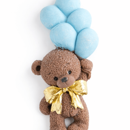 "Мишка маленький с шариками" для оформления