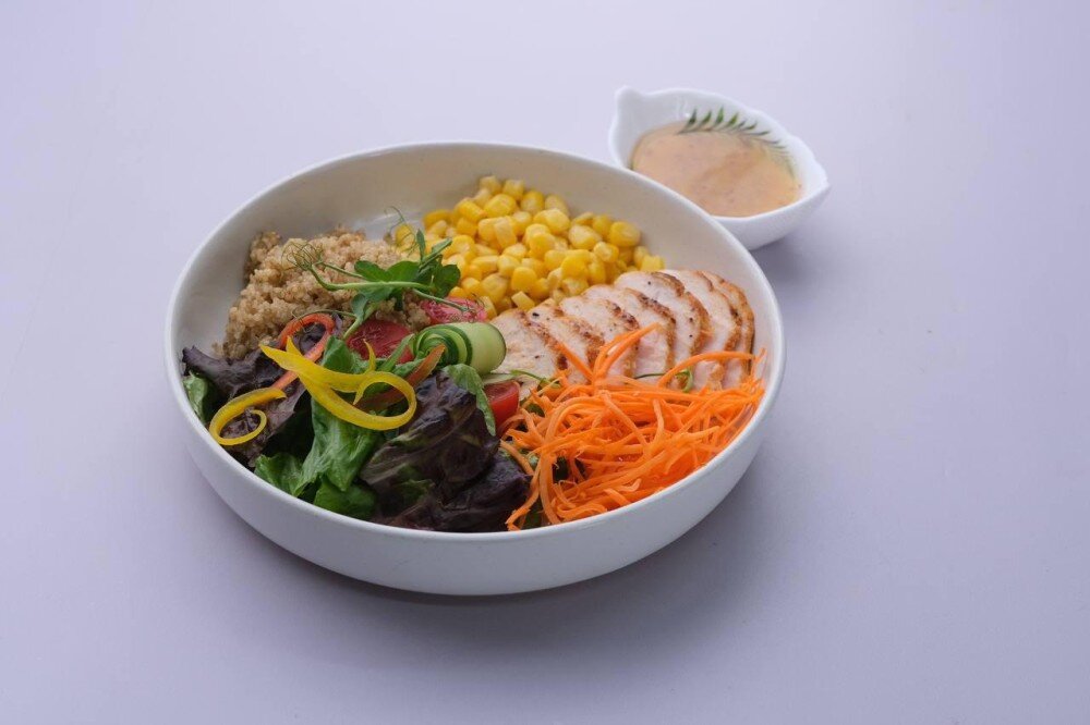 Фитнес тарелочка с курочкой гриль