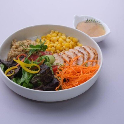 Фитнес тарелочка с курочкой гриль