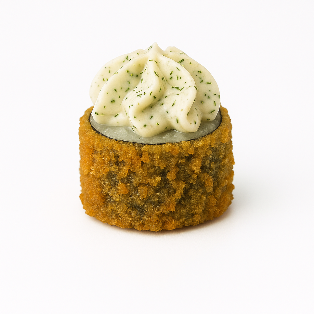 "Жареный с креветкой и чесночной шапочкой" 8шт