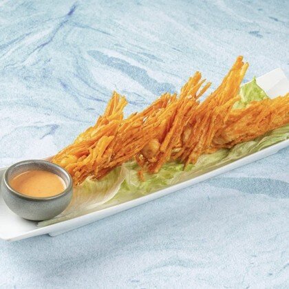 Креветки батата-пай