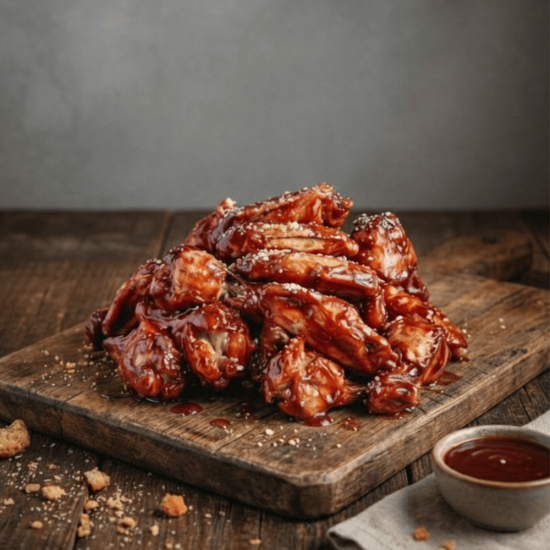 Крылья Медовый BBQ с тертым пармезаном 20шт