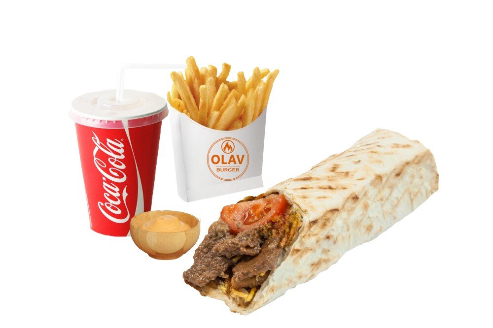 Lavash + fri + cola +sous