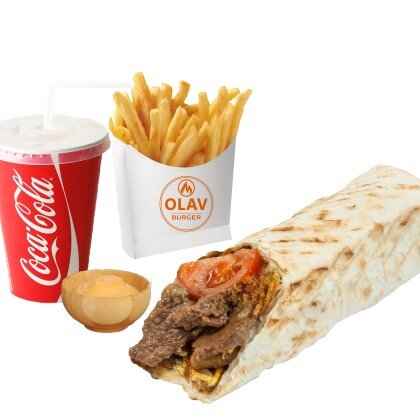 Lavash + fri + cola +sous