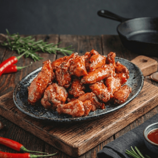 Крылья в сладко-остром соусе 20шт