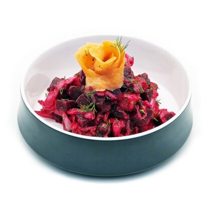 紅菜頭沙律配煙燻三文魚