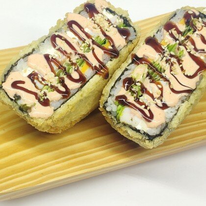 Суши бургер с тунцом