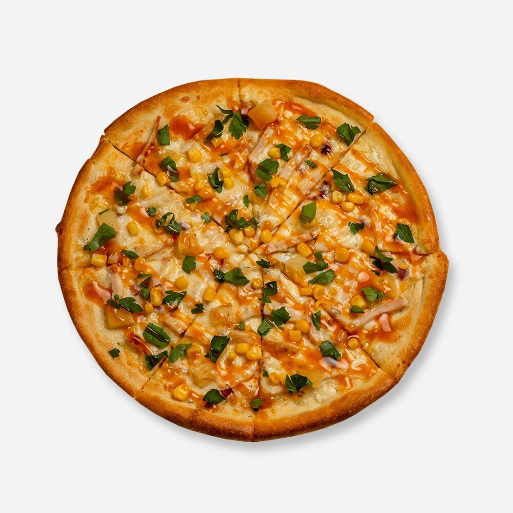 Пицца Куриная с ананасами (25 см.)