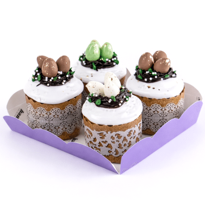 Набор мини Куличей 4 шт "Ассорти с начинками"